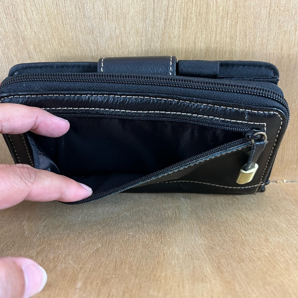 Black Leather Wallet - Picture 3 of 6